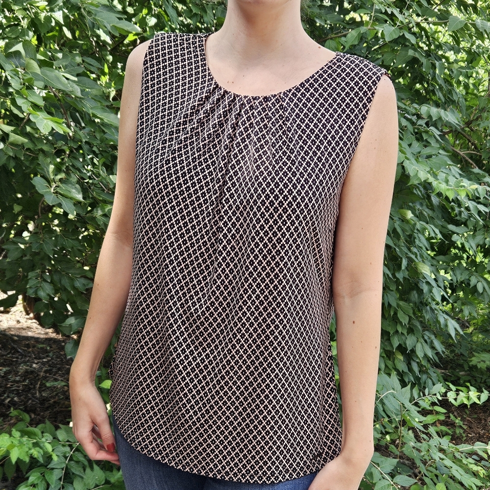 Calvin Klein Crepe Sleeveless Top